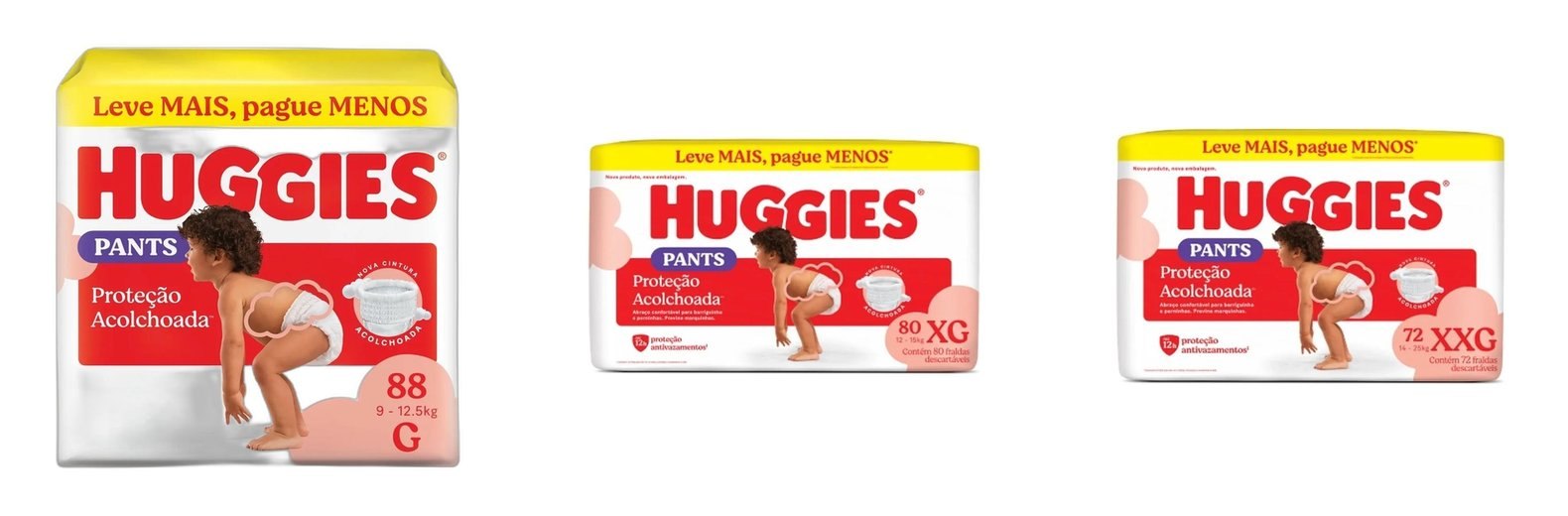 Fralda Huggies Supreme Care Roupinha, a partir de R$85,41