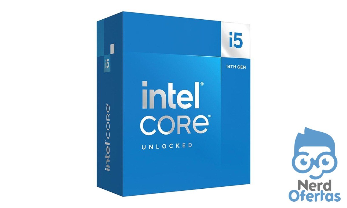 Processador Intel Core i5-14600KF 14 núcleos 20 threads LGA 1700 por R$ 1.334