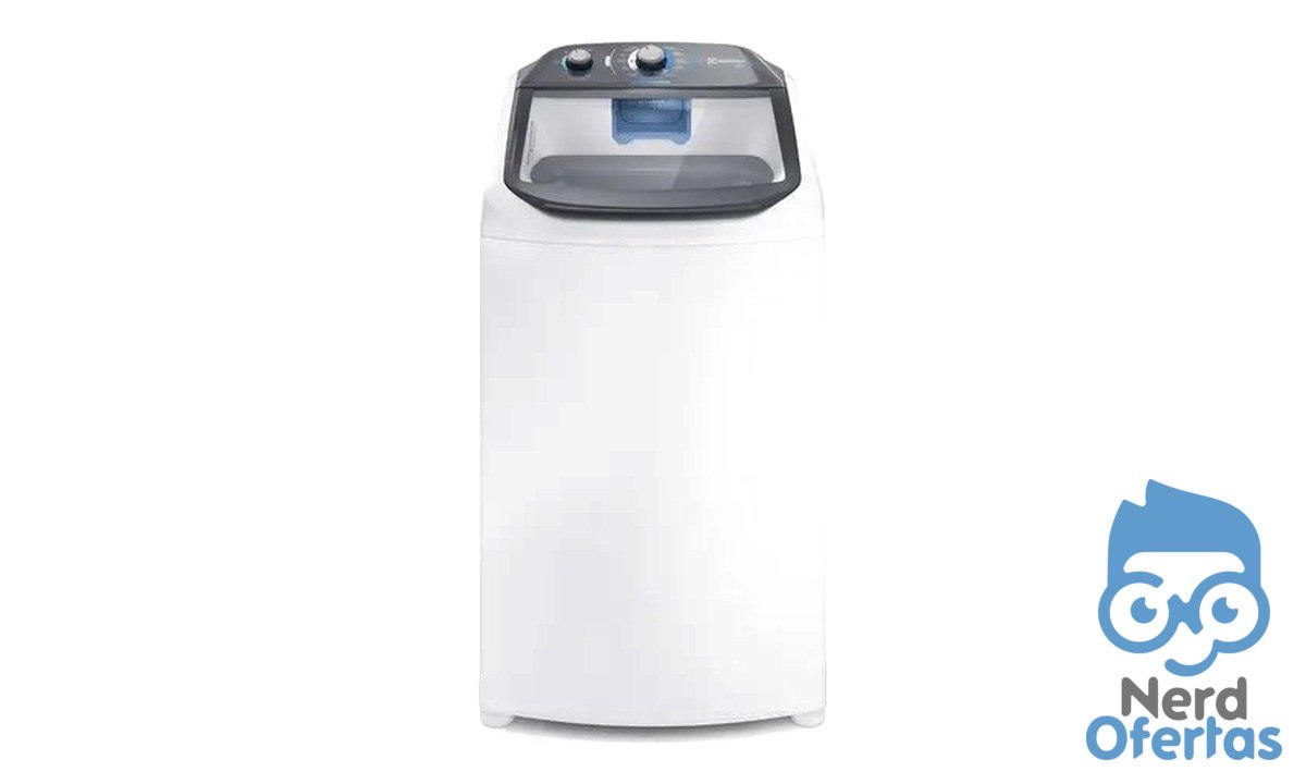 Máquina De Lavar Electrolux Efficient 13kg Auto Cesto Inox Branco por R$ 1.394
