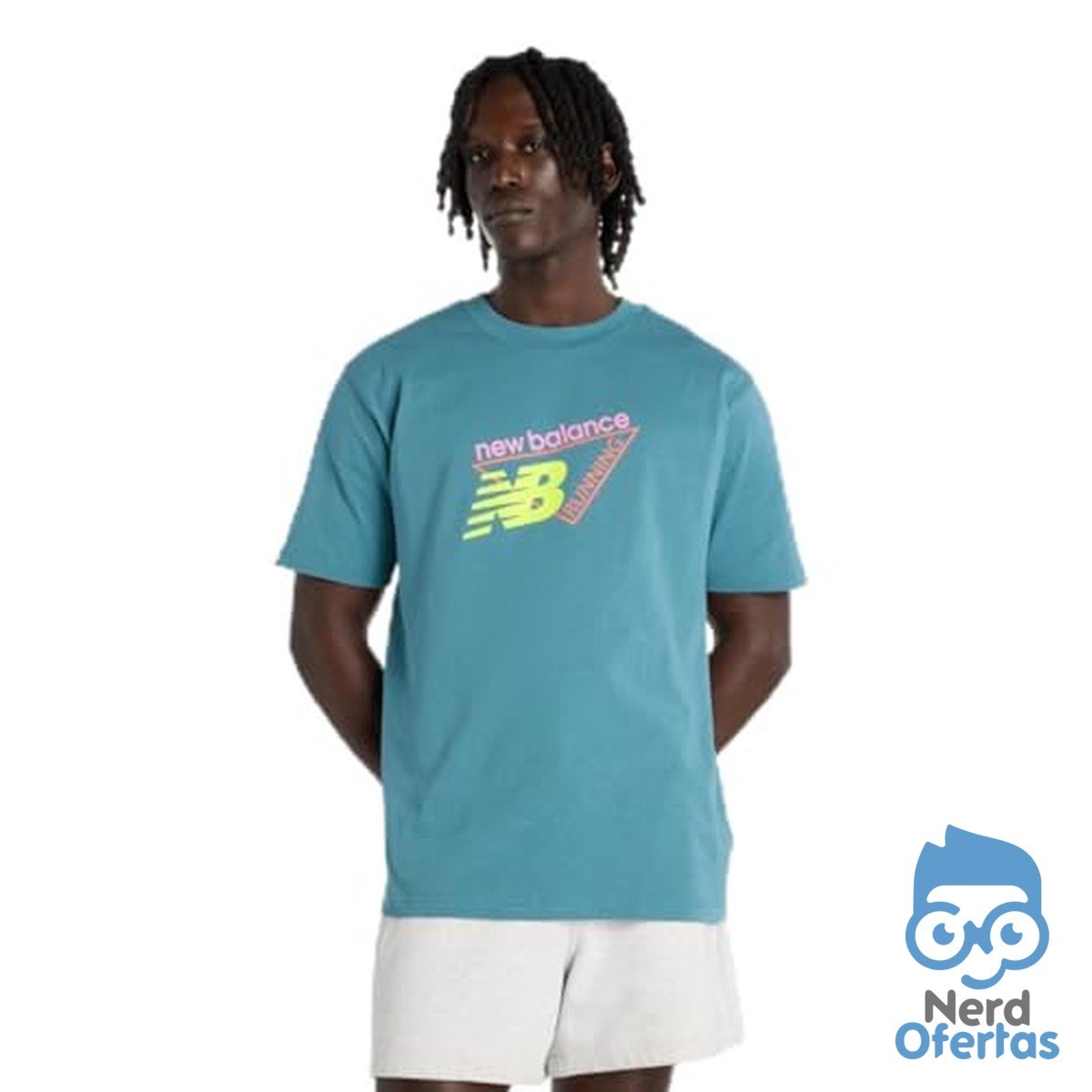 Camiseta Masculina New Balance Classic Tri Logo por R$ 73