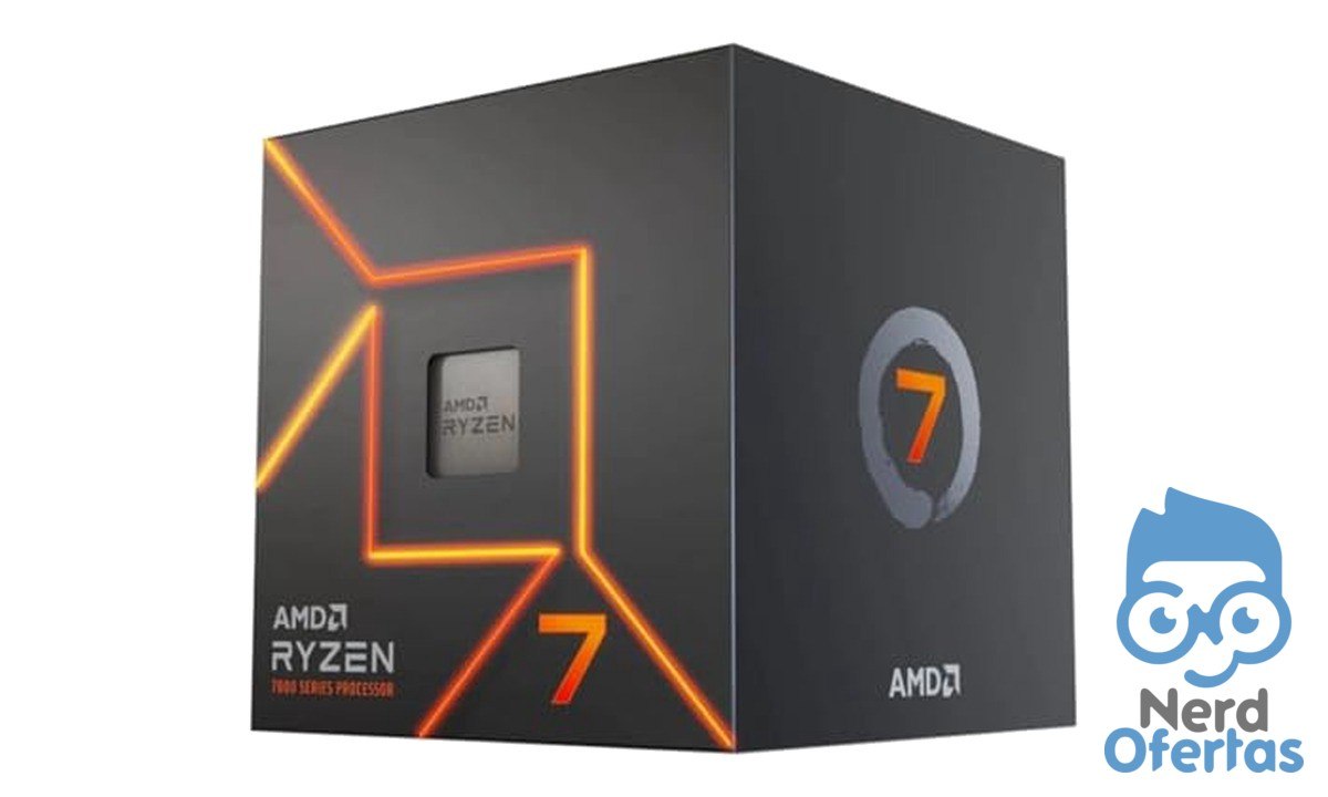 Processador AMD Ryzen 7 7700 por R$ 1.333 em 10x sem juros