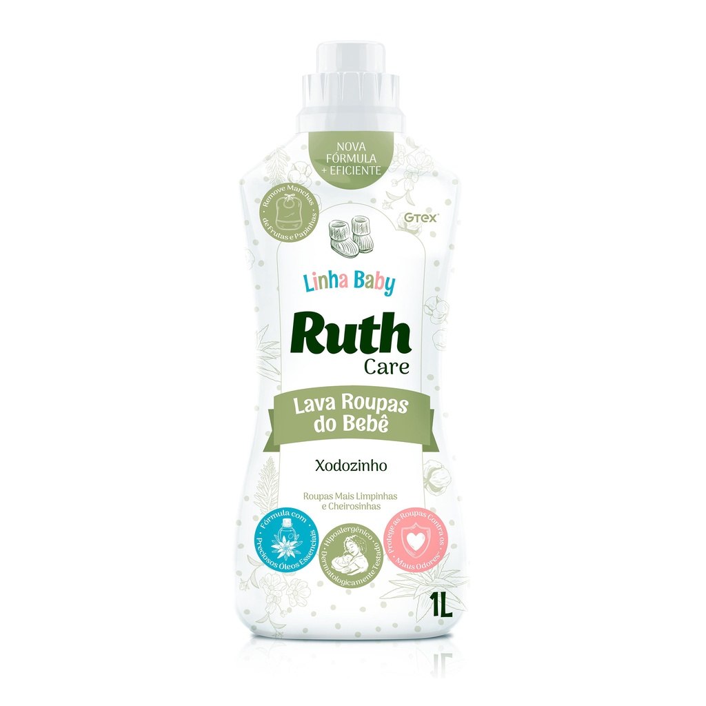 Lava Roupas Líquido Ruth Care Xodozinho 1L por R$9,09