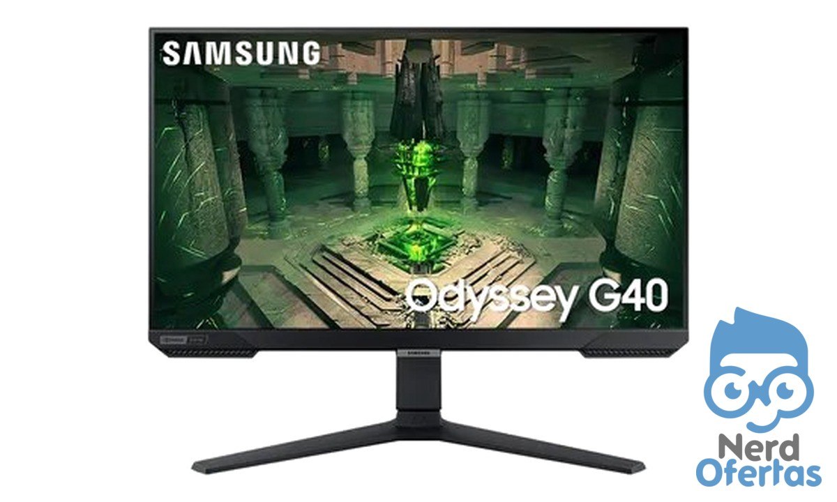 Monitor Gamer Samsung Odyssey G40 27" Full HD 240Hz 1ms por R$ 910