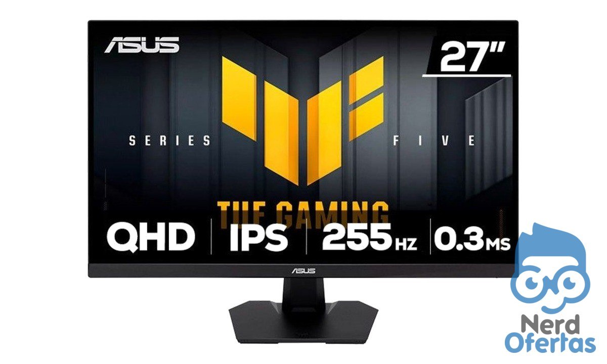 Monitor Gamer Asus TUF 27" QHD 255Hz Fast IPS por R$ 1.149