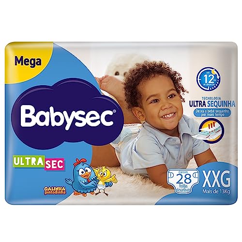 Fralda Babysec Ultrasec Galinha Pintadinha XXG com 28 Unidades por R$33,29