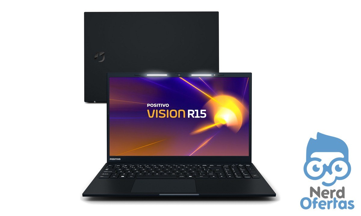 Notebook Positivo Vision R15 Ryzen 5-5500U 16GB RAM 256GB SSD Tela Full HD IPS por R$ 2.823