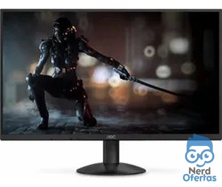 Monitor 27 Aoc Gamer 27b30h3/57 Full Hd Ips 120hz, 1ms Preto Preto 127/220v