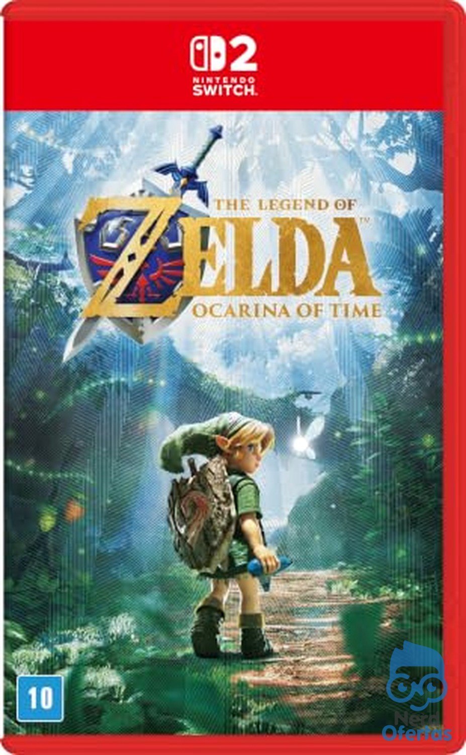 The Legend of Zelda: Ocarina of Time para Nintendo Switch 2 (Capa Foil Limitada) por R$ 549
