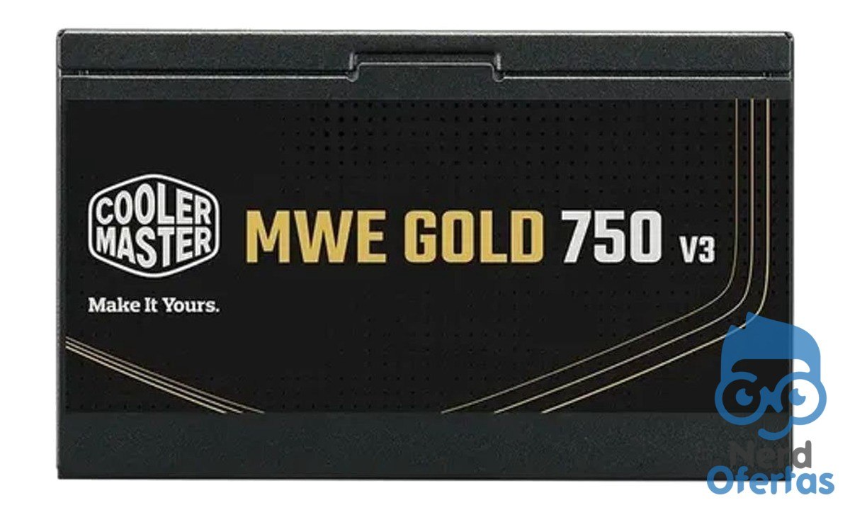 Fonte Cooler Master MWE Gold 750 V3 ATX 3.1 750W 80 Plus Gold por R$ 333