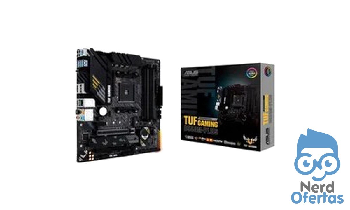 Placa Mãe Asus TUF Gaming B550M-Plus DDR4 AMD AM4 mATX RGB