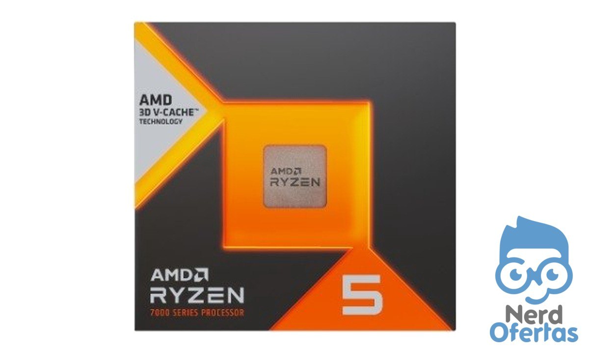 Processador AMD Ryzen 5 7600X3D 6 Núcleos 12 Threads AM5 por R$ 1.512