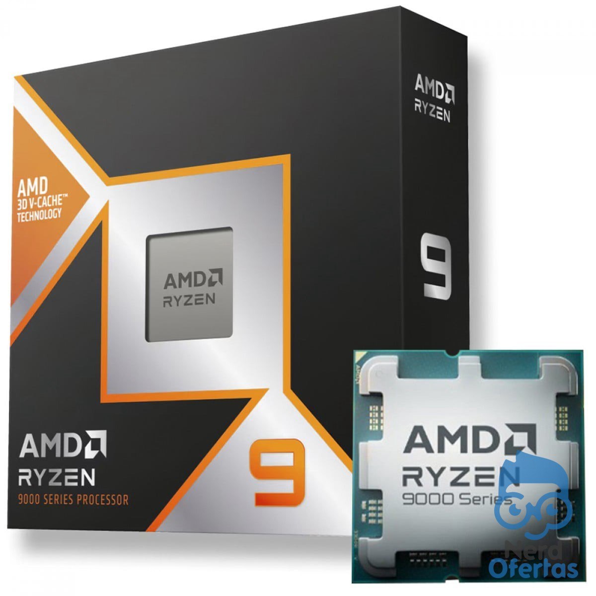 Processador AMD Ryzen 9 9950X3D 4.3GHz 16 Núcleos AM5 Sem Cooler por R$ 1.279