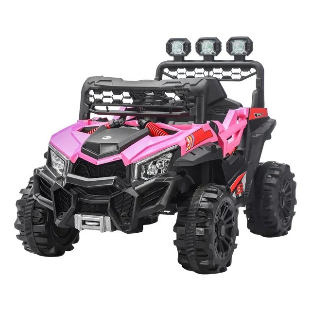 Mini Quadriciclo Elétrico Com Luz e Som Sport Rosa Maxi Toys por R$469