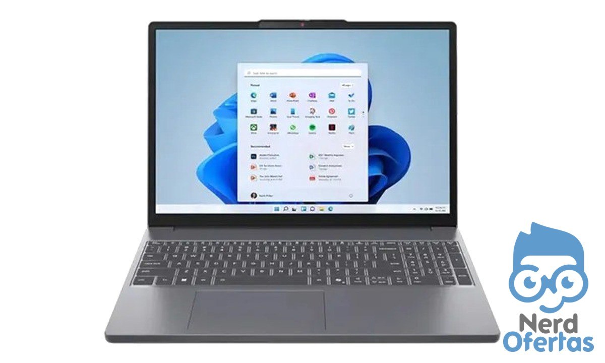 Notebook Lenovo IdeaPad Slim 3 Ryzen 7 8840HS 8GB RAM SSD 512GB Linux por R$ 3.486