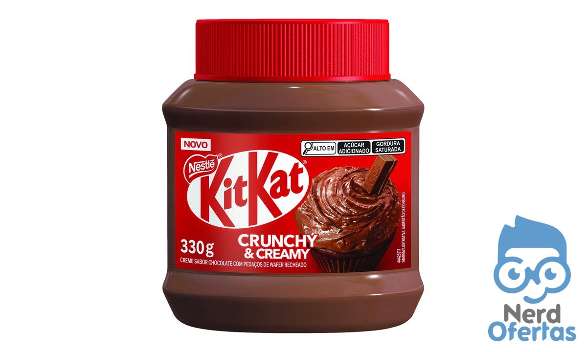 Creme Crocante Kit Kat 330g Nestlé por R$ 9