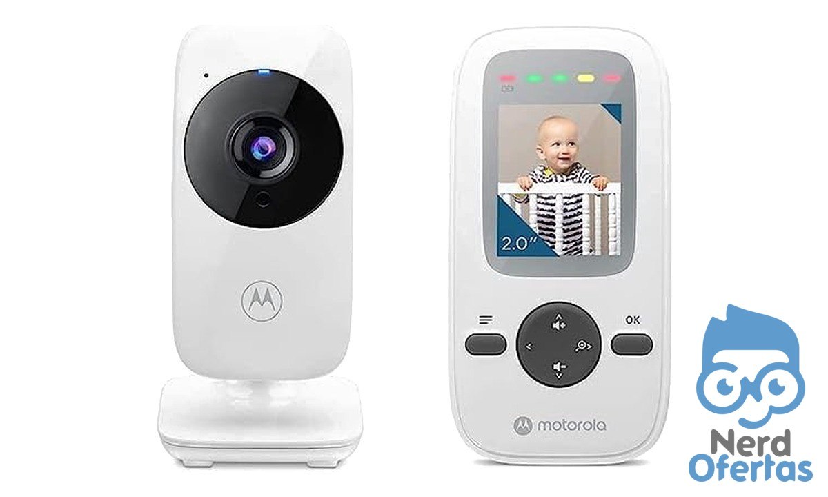 Babá Eletrônica Motorola VM481 com Tela LCD 2.0 e Zoom Digital