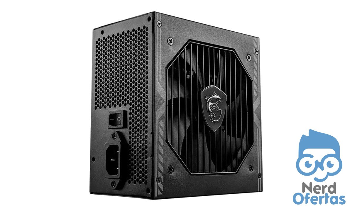 Fonte MSI MAG A650BNL 650W 80 Plus Bronze por R$ 243