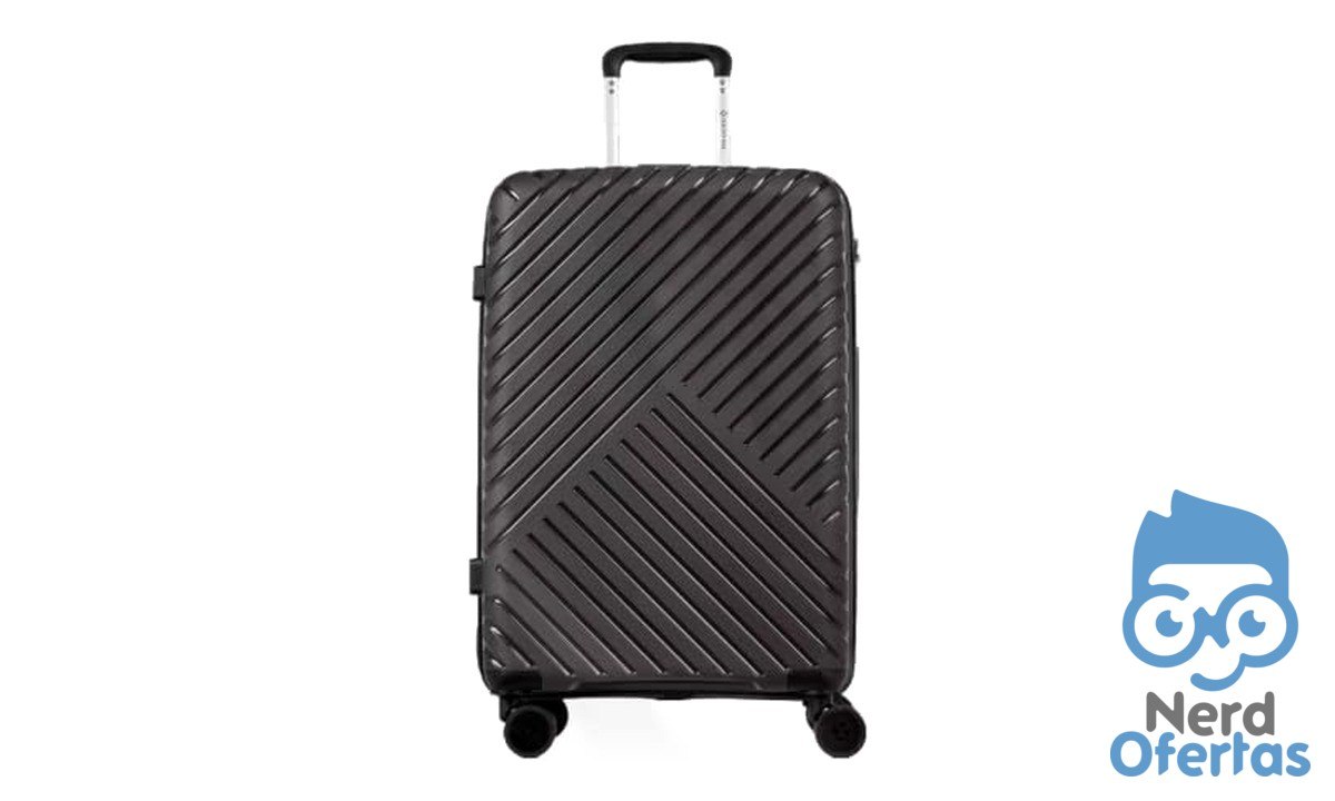 Mala Média 23kg Sestini Polipropileno Super Resistente Espaçosa de Viagem por R$ 167