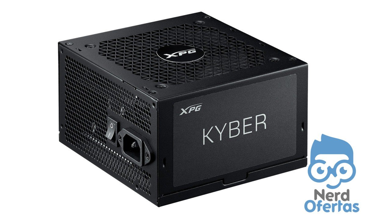 Fonte XPG Kyber 750W 80 Plus Gold ATX 3.1 PFC Ativo KYBER750G-BKCTW por R$ 349